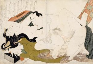 Katsushika Hokusai - Models Hugs