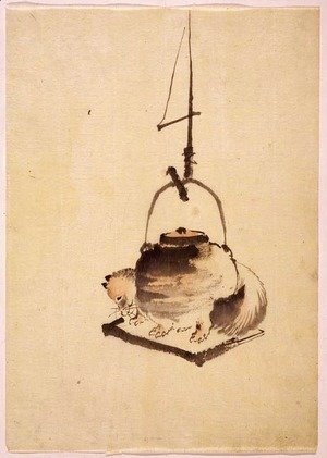 Katsushika Hokusai - Tanuki