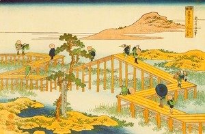 Ancient View of Yatsuhashi in Mikawa Province (Mikawa no Yatsuhashi no kozu)