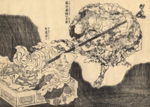 Sawyers Cutting a Log