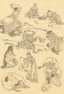 Sawyers Cutting a Log