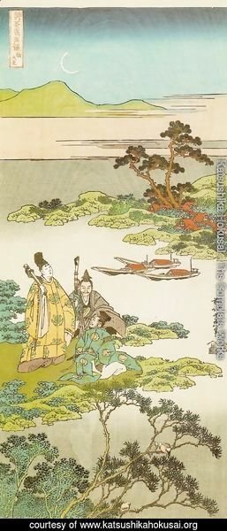 Katsushika Hokusai - Minister Toru (Toru daijin)
