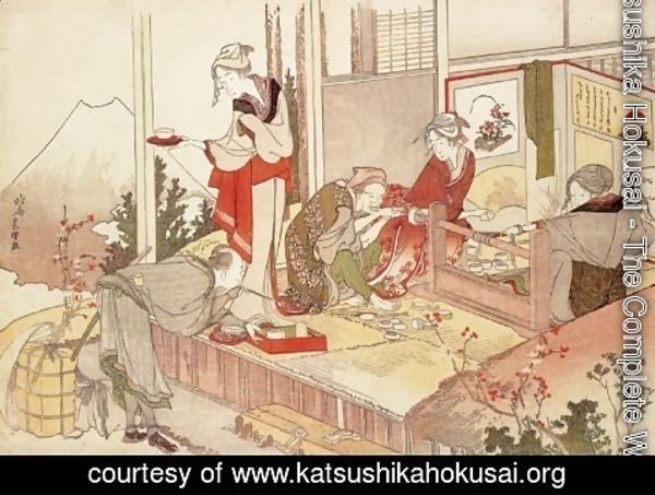 Katsushika Hokusai - Netsuke Workshop