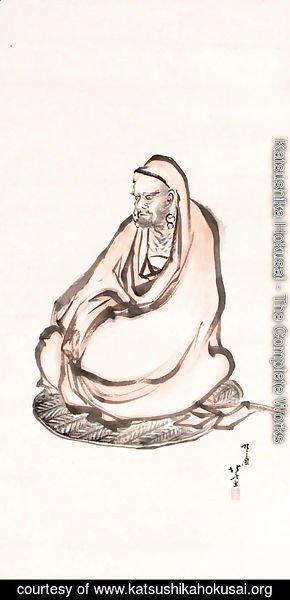 Katsushika Hokusai - Bodhidharma