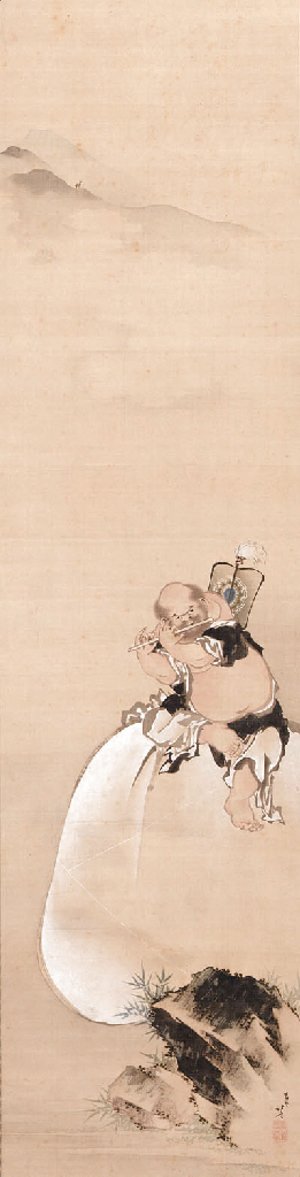 Katsushika Hokusai - Hotei
