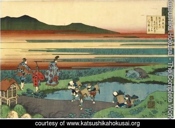 Minamoto No Hitoshi From The Series 'Hyakunin Isshu Ubaga Etoki' (One Hundred Poems As Explained By The Nurse)