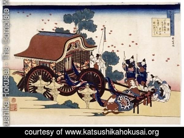 Katsushika Hokusai - The Bullock Cart
