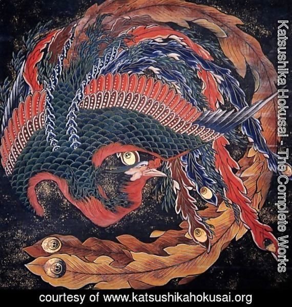 Katsushika Hokusai - Phoenix