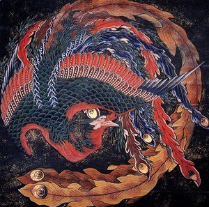 Katsushika Hokusai - Phoenix