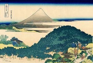 Katsushika Hokusai - The coast of seven leages in Kamakura