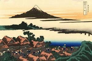Katsushika Hokusai - Dawn at Isawa in the Kai province