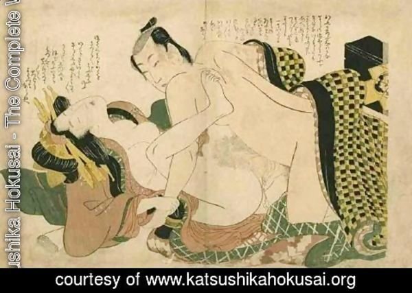 Katsushika Hokusai - The Adonis plant