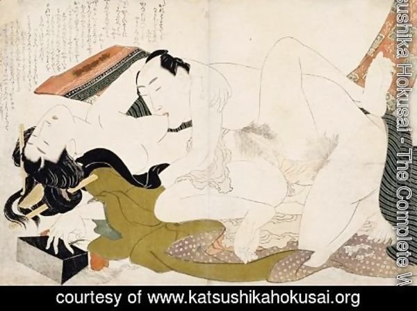 Katsushika Hokusai - Models Hugs