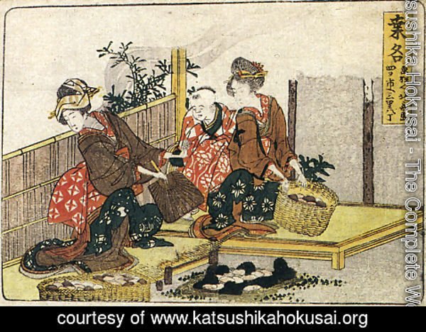 Katsushika Hokusai - Kuwana 4
