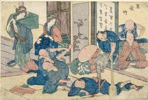 Katsushika Hokusai - Street scenes 11