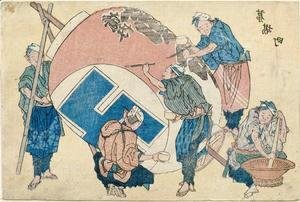 Katsushika Hokusai - Street scenes 13