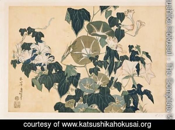 Katsushika Hokusai - Volubilism and Pippin