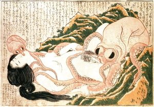 Katsushika Hokusai - The Dream of the Fisherman's Wife