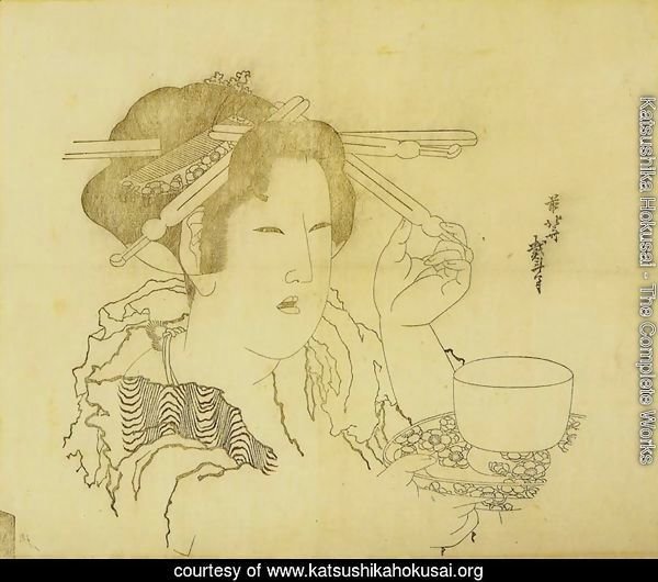 Woman with a Teacup