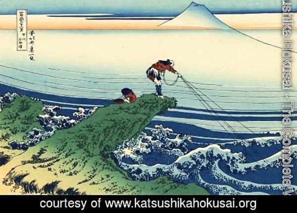 Katsushika Hokusai - Kajikazawa in Kai Province (Koshu Kajikazawa)