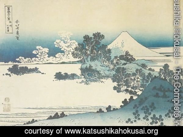 Katsushika Hokusai - Shichirigahama in Sagami Province (Soshu Shichirigahama)