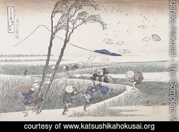 Katsushika Hokusai - Ejiri in Suruga Province (Sunshu Ejiri)