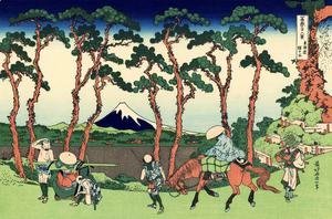 Katsushika Hokusai - Hodogaya on the Tokaido Road (Tokaido Hodogaya)