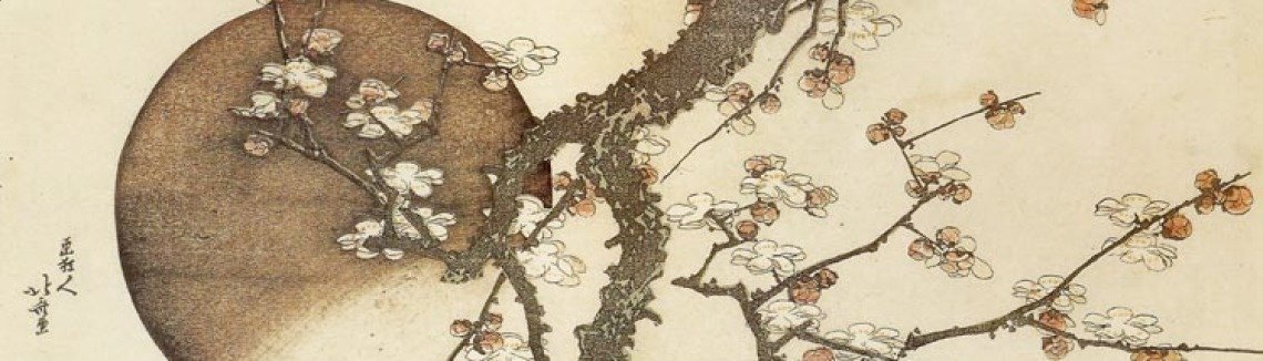 Katsushika Hokusai - Plum Blossom and the Moon